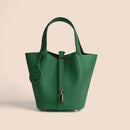 Etoupe Luxe Lock Tote